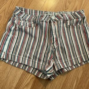 INDIGO REIN Striped Women’s Shorts -VERY SHORT SZ.13 (32x2)